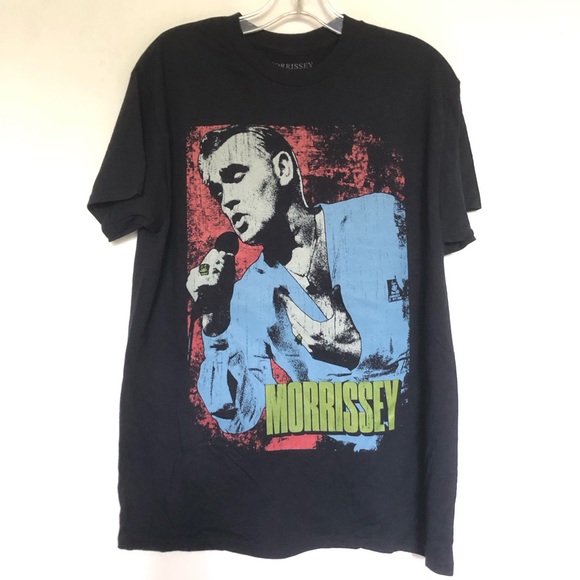Morrissey Black Band Tee Shirt - Picture 1 of 4